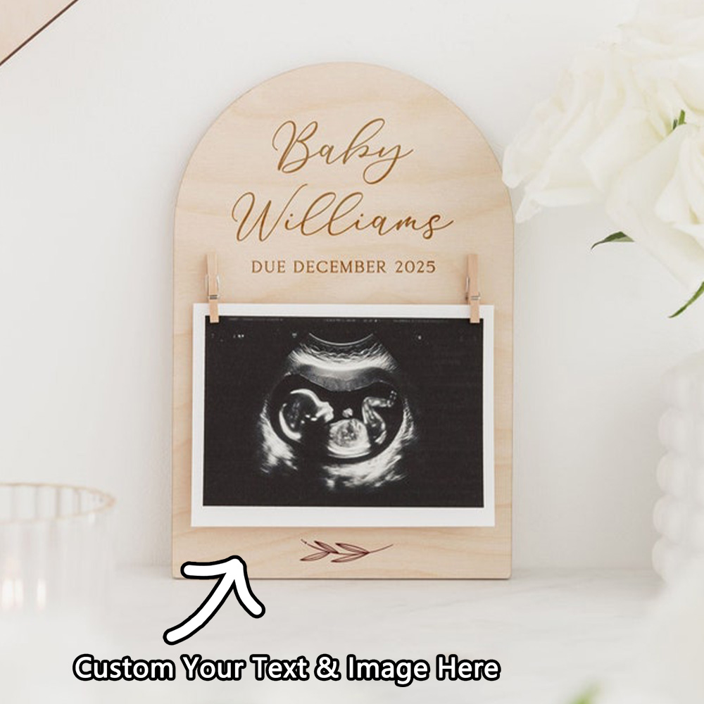 Photo Frame Baby - علامة إعلان الحمل الشخصية | لوحة