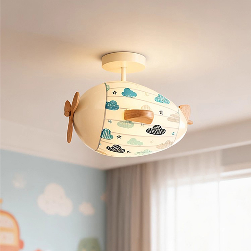 Baby Nursery Fabric - غرفة الأطفال طائرة ضوء السقف النسيج