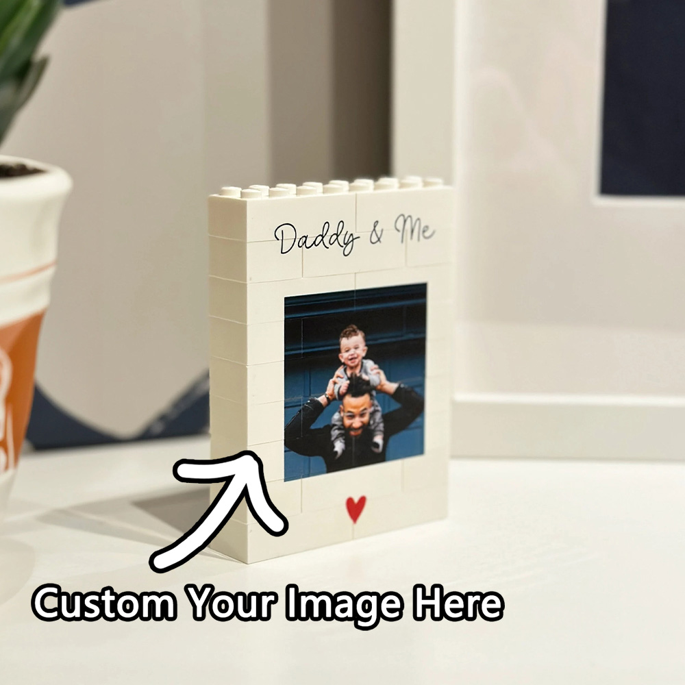 Photo Frame Baby - هدية صورة شخصية للأب وأنا، إطار