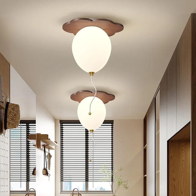 Baby Nursery Light Fixture - 2026 مصابيح سقف خشبية صلبة بتصميم