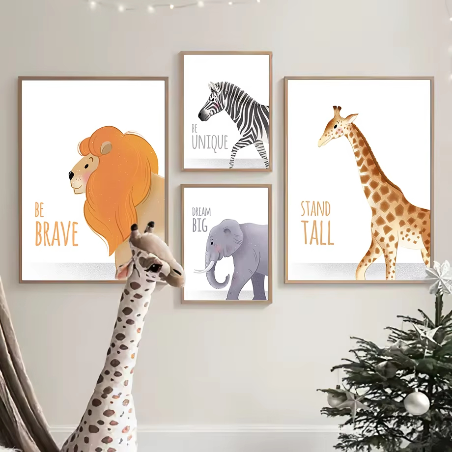 Baby Nursery Elephant - اقتباسات ملهمة الحضانة جدار الفن جدارية