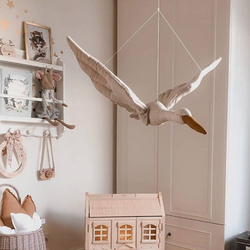 Baby Nursery Fabric - ديكور جديد لغرفة الفتيات الصغيرات، دمية