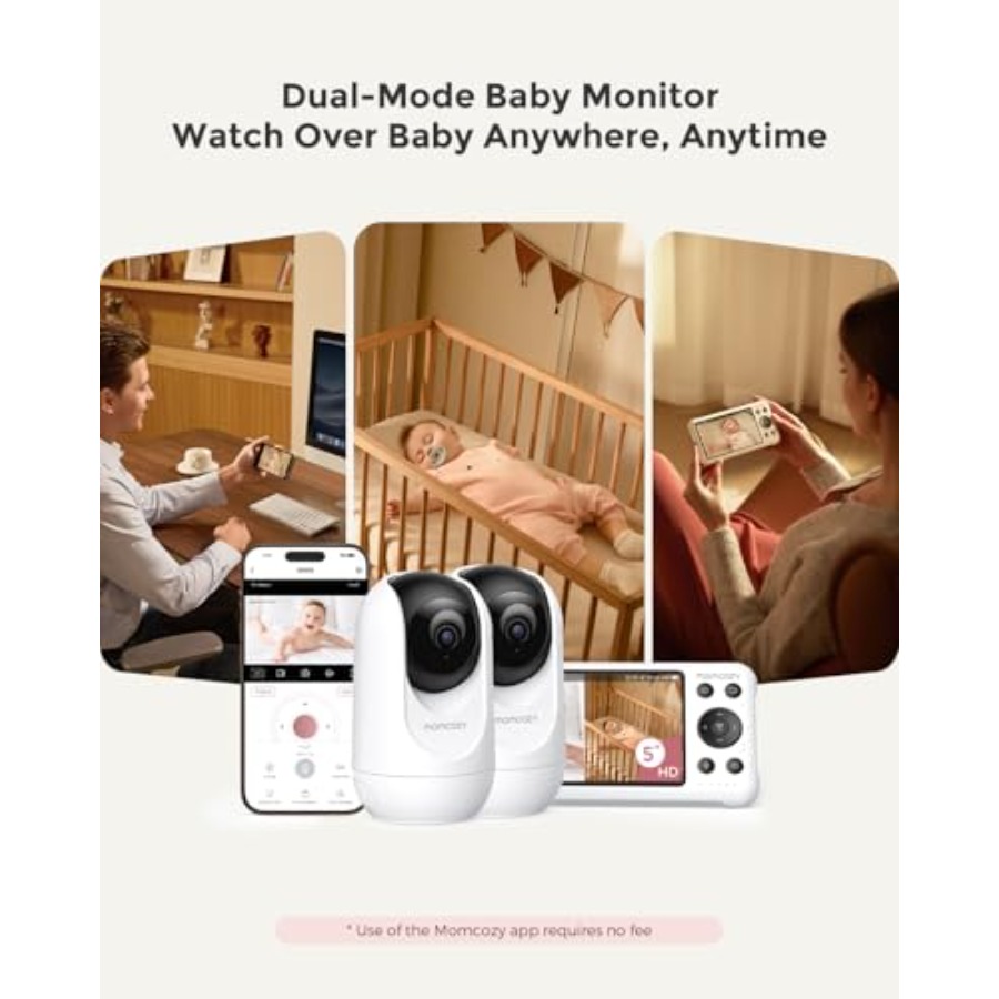جهاز مراقبة الأطفال الذكي بالو - مراجعة Baby Monitor Split Screen وسعره