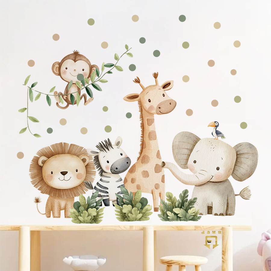 بوهو غابة الحيوانات ملصقات جدا - مراجعة Baby Nursery Elephant وسعره