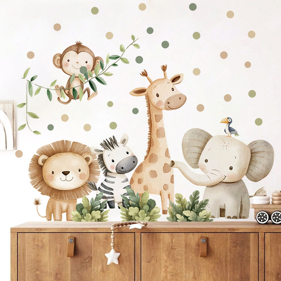 بوهو غابة الحيوانات ملصقات جدا - مراجعة Baby Nursery Elephant وسعره