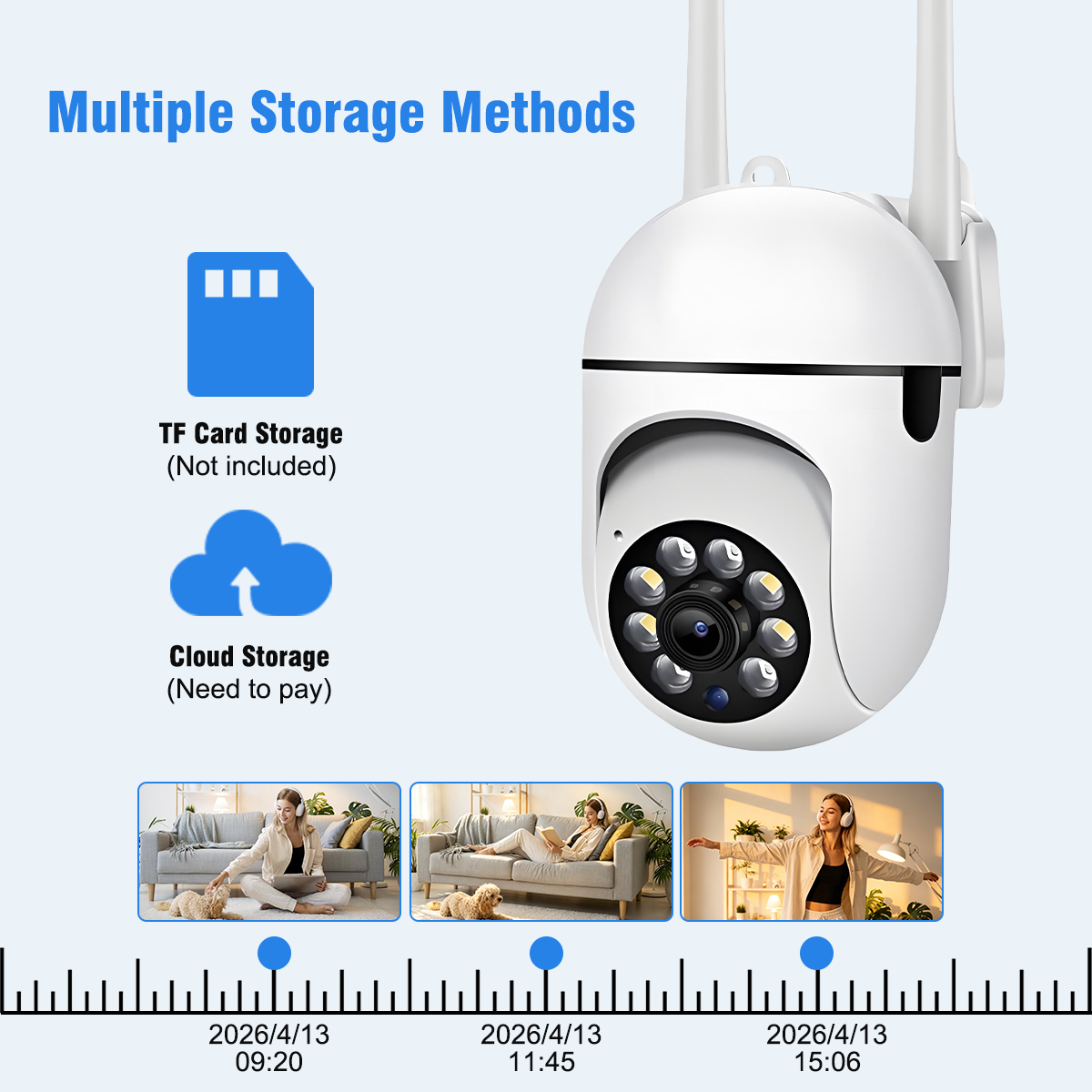 كاميرا خارجية لاسلكية بدقة 8 م - مراجعة Baby Monitor Split Screen وسعره