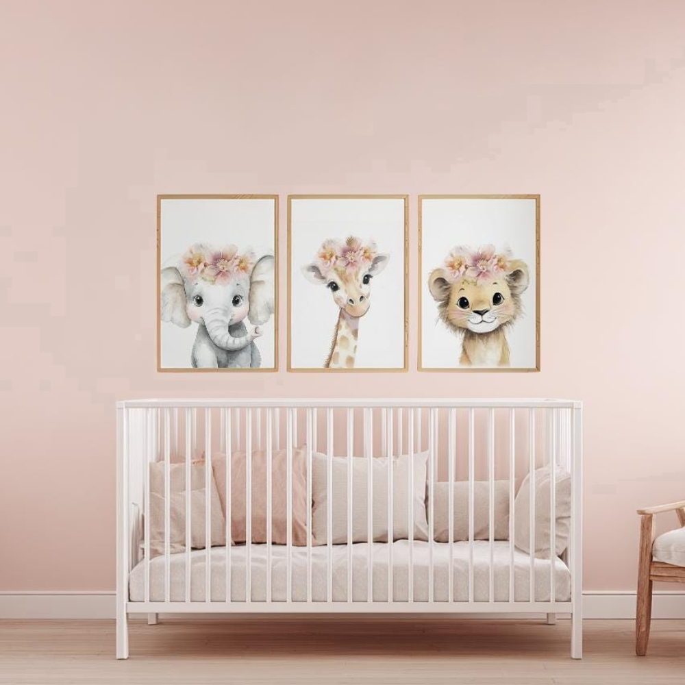 مجموعة فنون جدارية لغرفة الأطف - مراجعة Baby Nursery Elephant وسعره