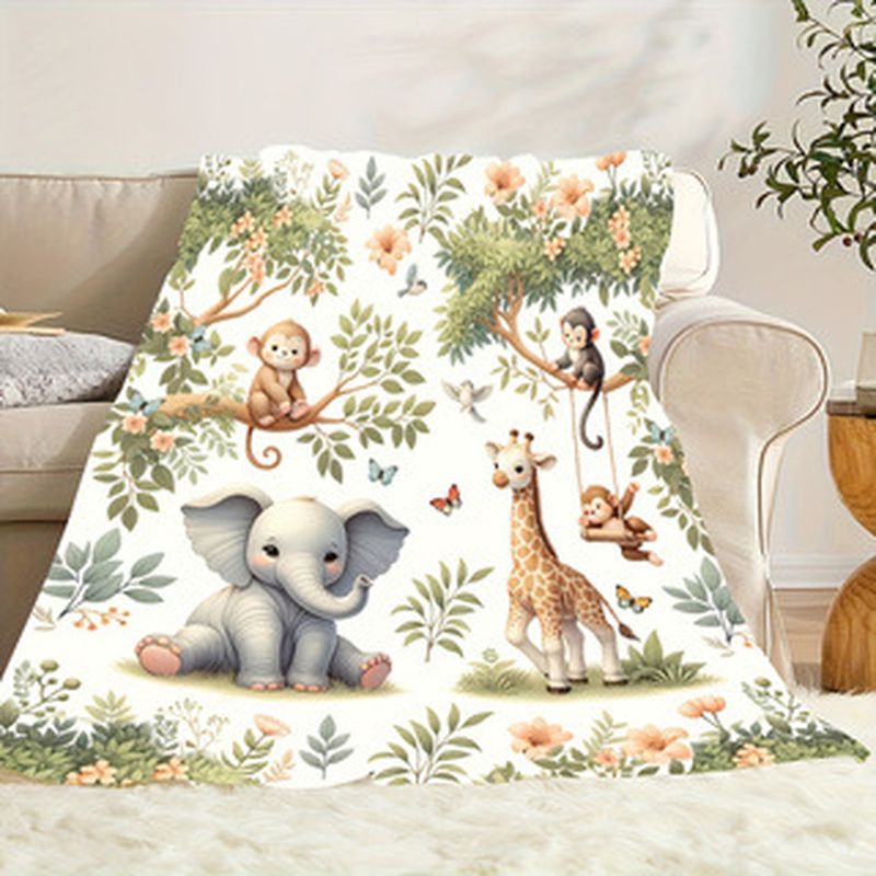 بطانية أطفال من فيكاما بتصميم  - مراجعة Baby Nursery Jungle وسعره