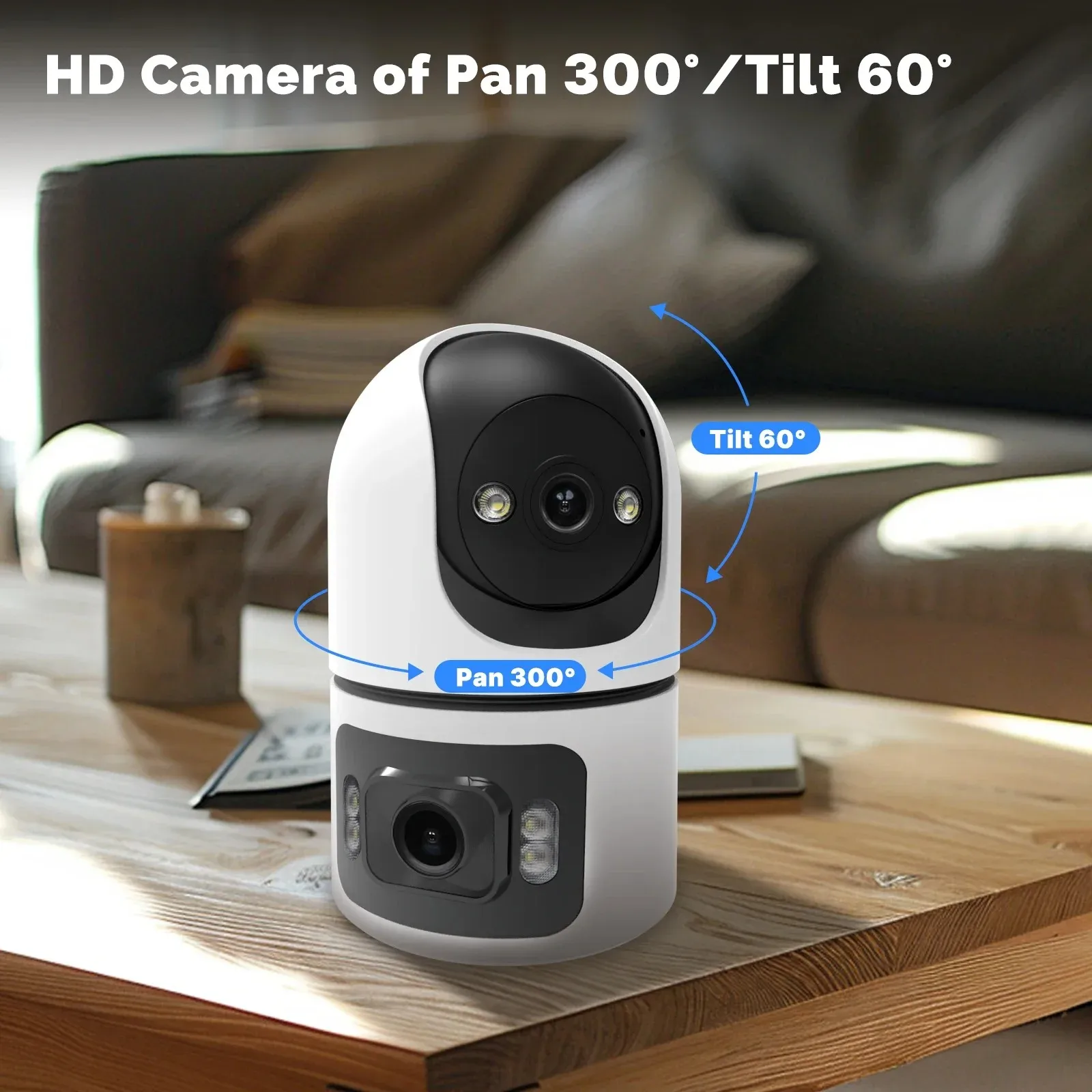 كاميرا IP لاسلكية بدقة 8 ميجاب - مراجعة Baby Monitor Split Screen وسعره