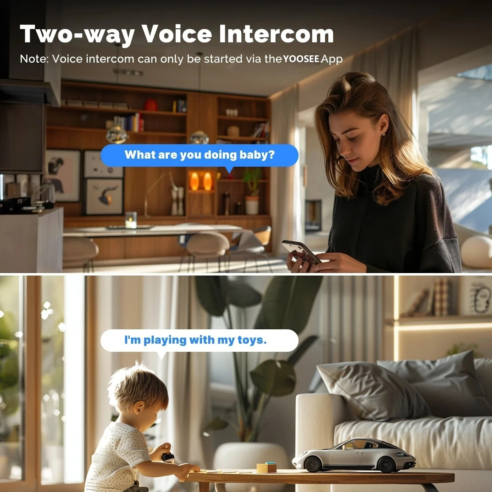كاميرا IP لاسلكية بدقة 8 ميجاب - مراجعة Baby Monitor Split Screen وسعره