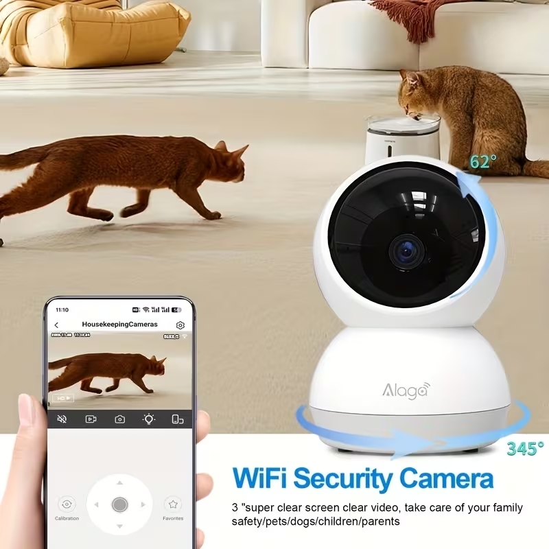 كاميرا أمان ذكية بتقنية واي فا - مراجعة Baby Monitor Split Screen وسعره