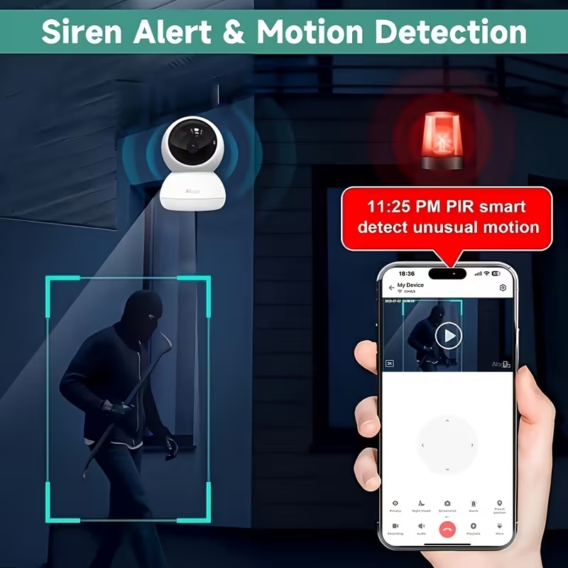 كاميرا أمان ذكية بتقنية واي فا - مراجعة Baby Monitor Split Screen وسعره