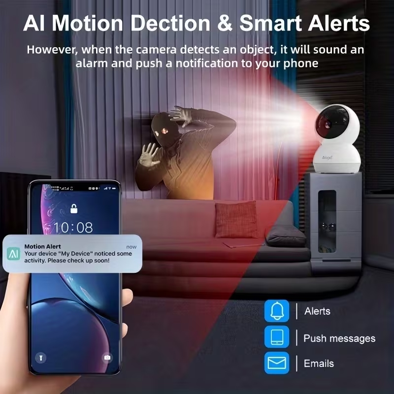 كاميرا أمان ذكية بتقنية واي فا - مراجعة Baby Monitor Split Screen وسعره