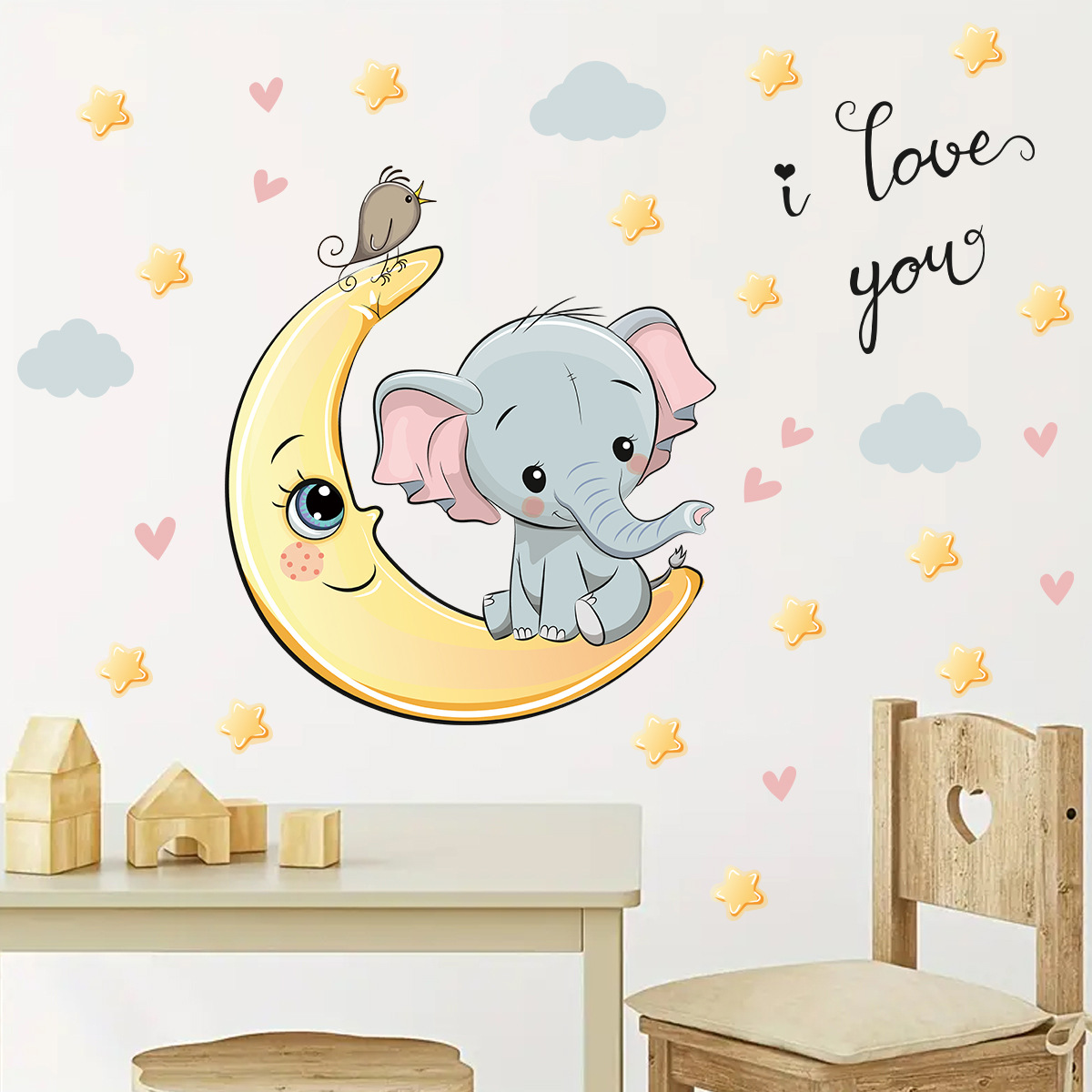 الكرتون القمر ليلة سعيدة الفيل - مراجعة Baby Nursery Elephant وسعره