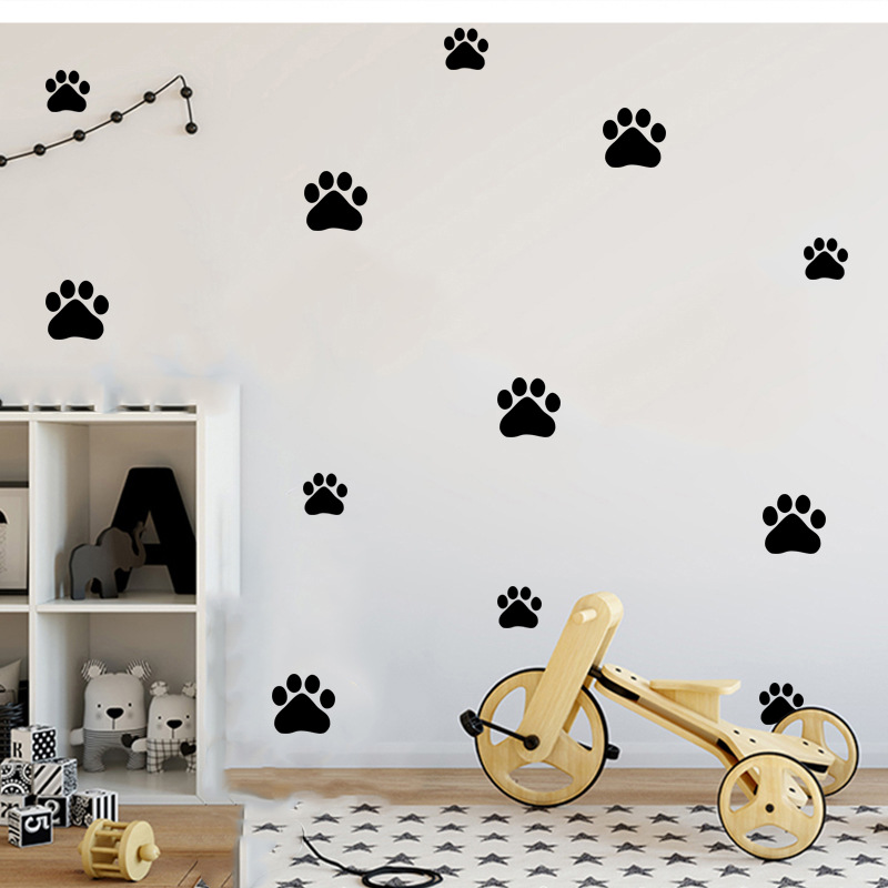 الكرتون الكلب القط المشي باو ط - مراجعة Baby Nursery Vinyl وسعره