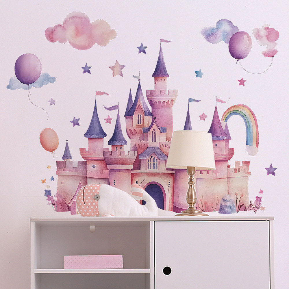 ملصقات جدارية على شكل قلعة ورد - مراجعة Baby Nursery Vinyl وسعره