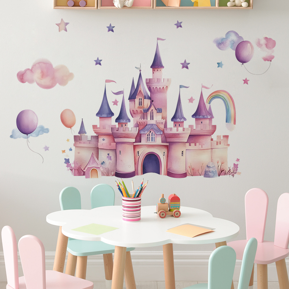 ملصقات جدارية على شكل قلعة ورد - مراجعة Baby Nursery Vinyl وسعره