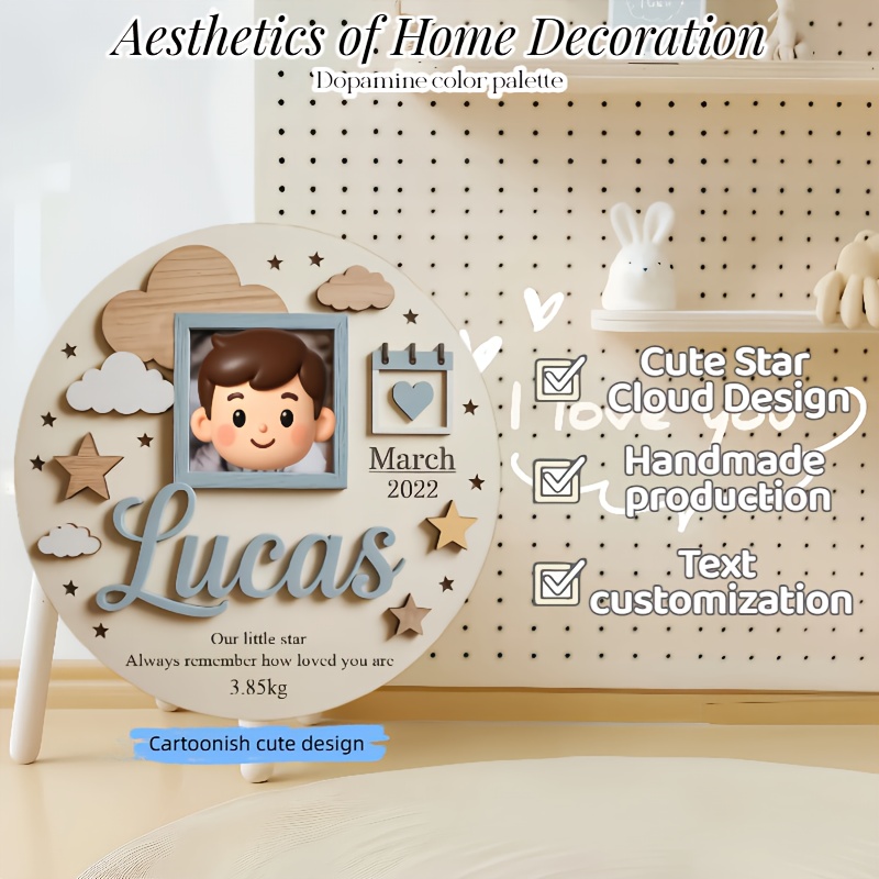 إطار صور مخصص للأطفال، لوحة خش - مراجعة Photo Frame Baby وسعره