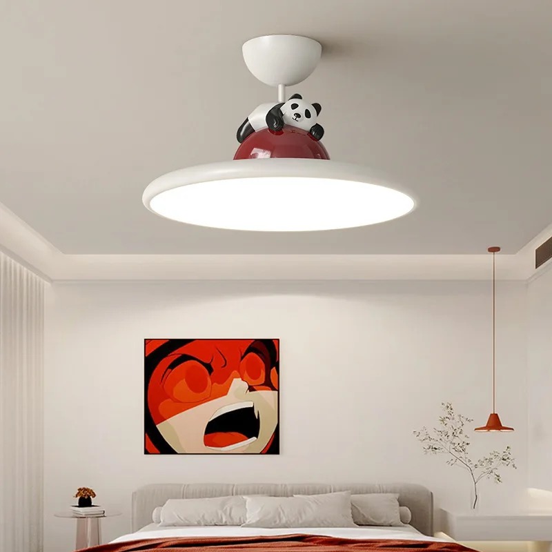 الكرتون كريم نمط الباندا LED ض - مراجعة Baby Nursery Light Fixture وسعره