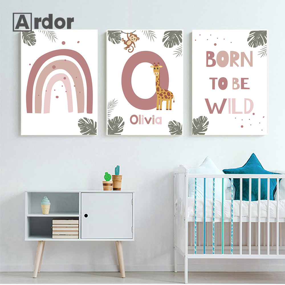 الشمال الغابة الحيوان الملصقات - مراجعة Baby Nursery Jungle وسعره