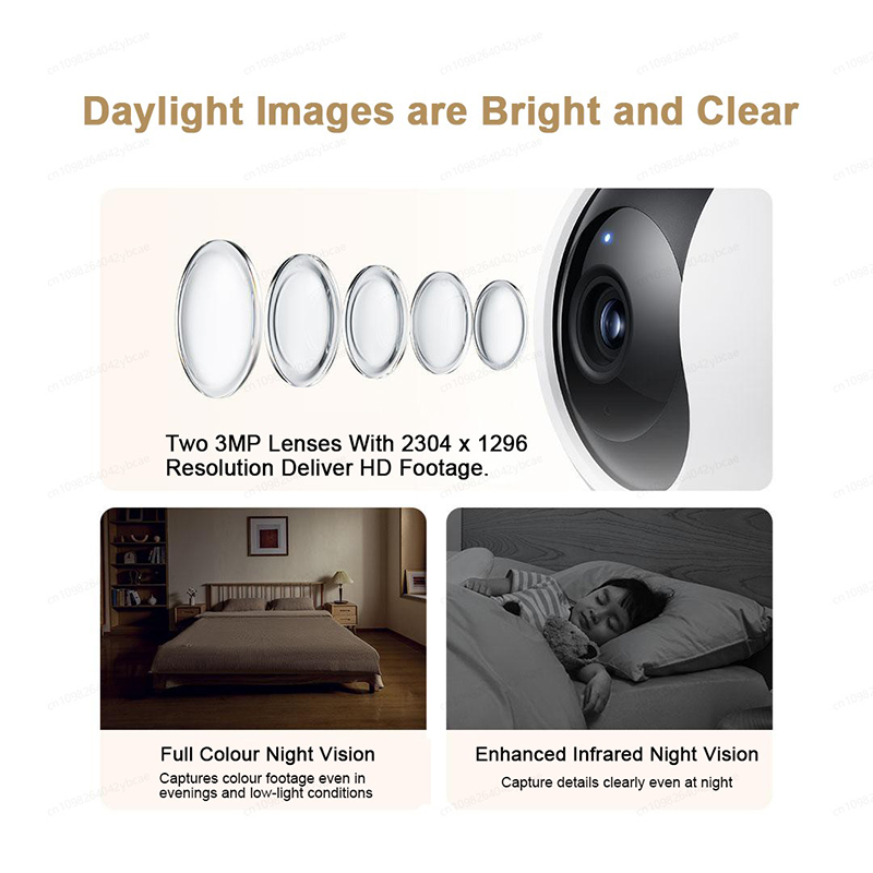 كاميرا XIAOMI الذكية C300 إصدا - مراجعة Baby Monitor Split Screen وسعره