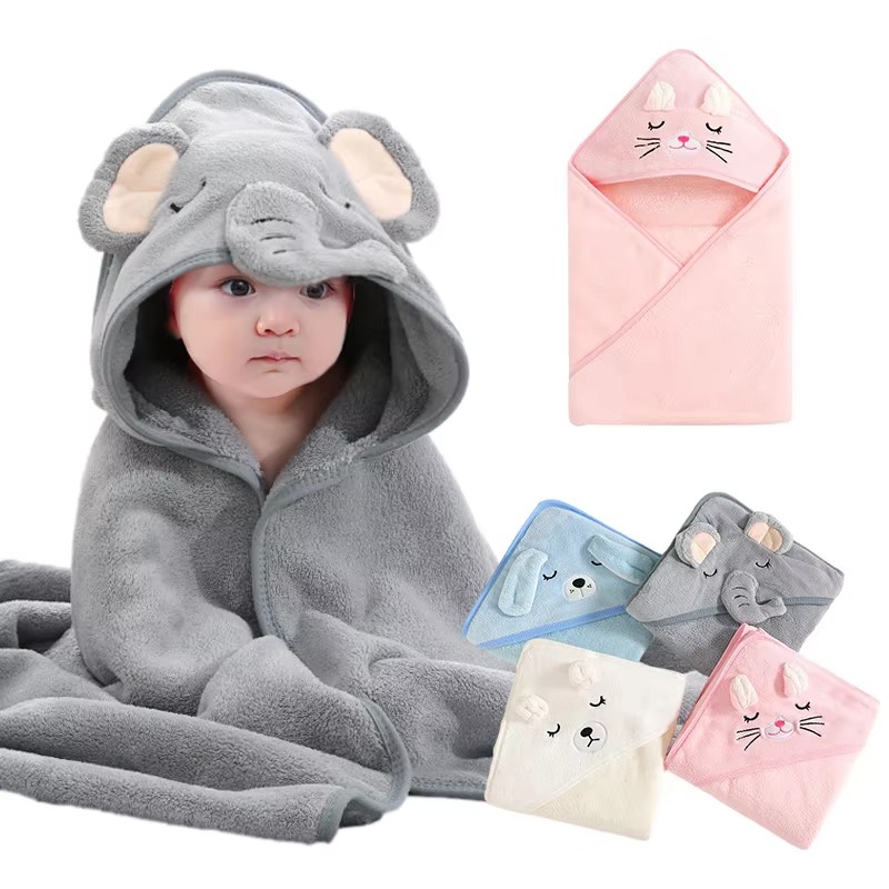 الكرتون فوط استحمام الطفل لينة - مراجعة Baby Nursery Items وسعره