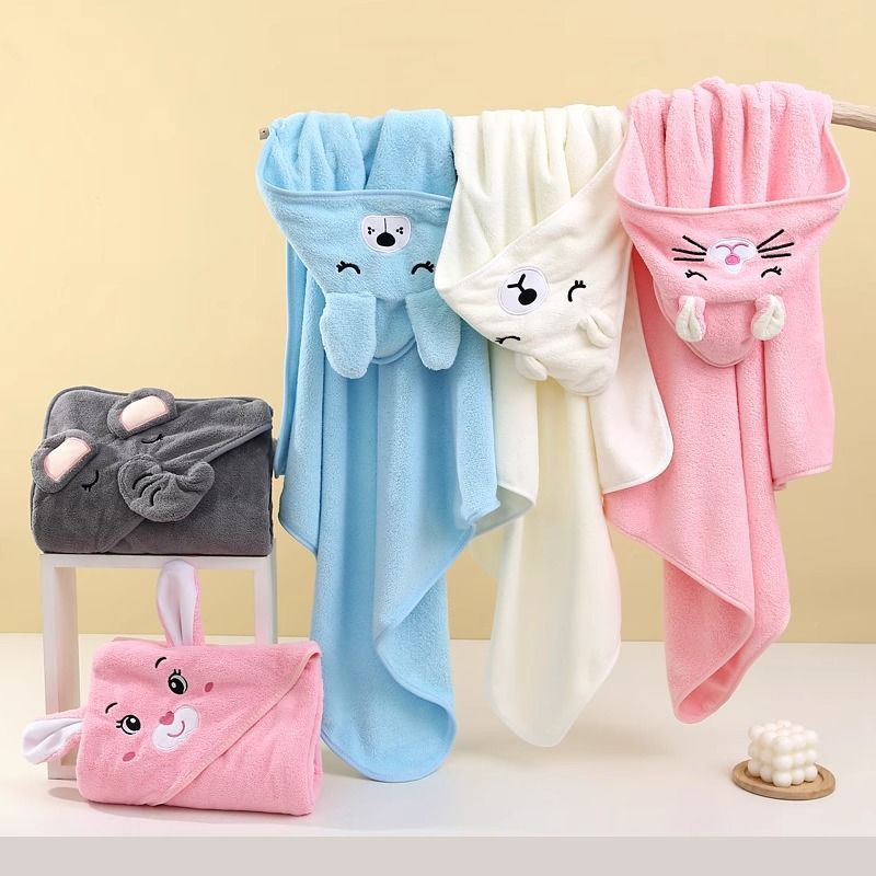 الكرتون فوط استحمام الطفل لينة - مراجعة Baby Nursery Items وسعره