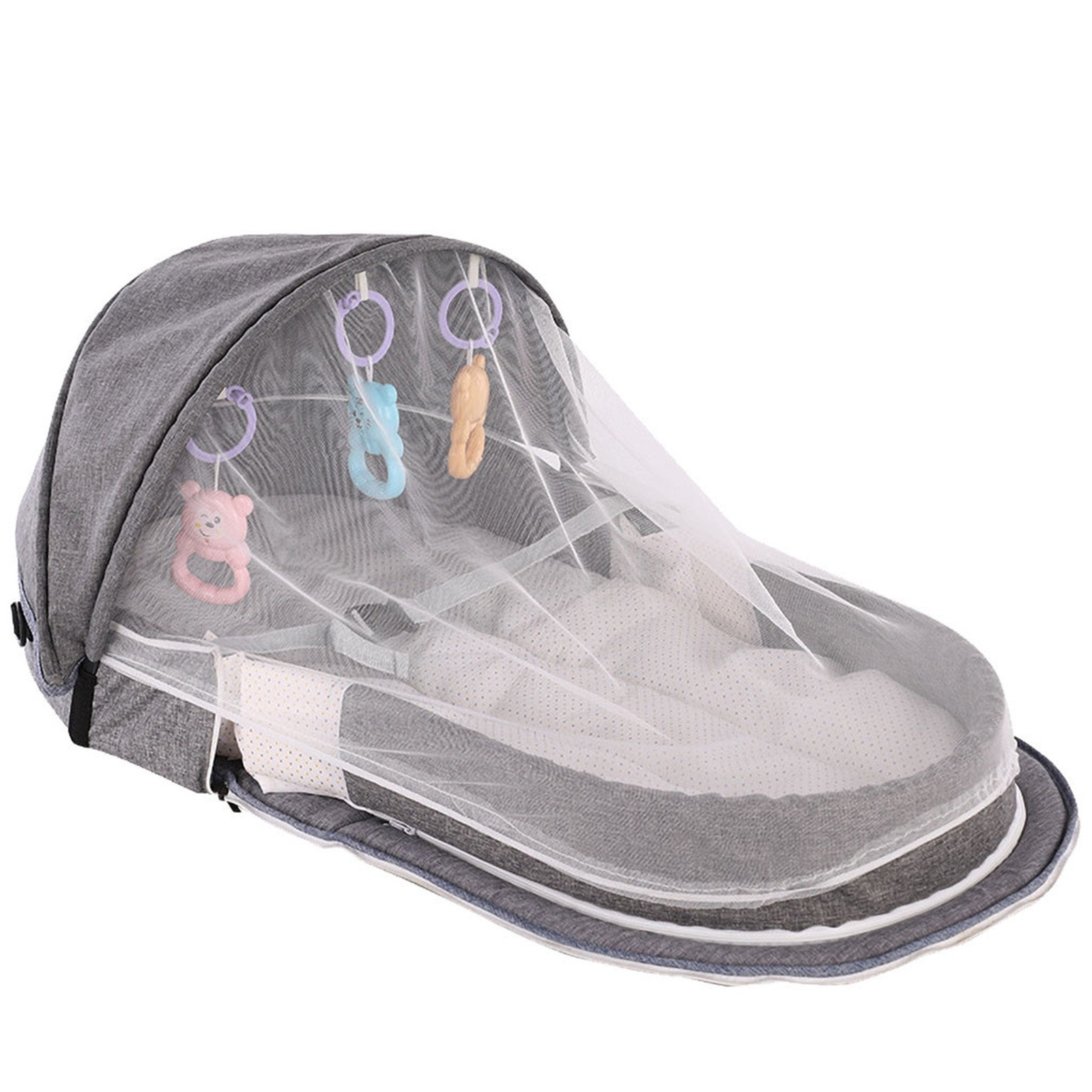 سرير أطفال محمول قابل للطي مع  - مراجعة Baby Nursery Items وسعره