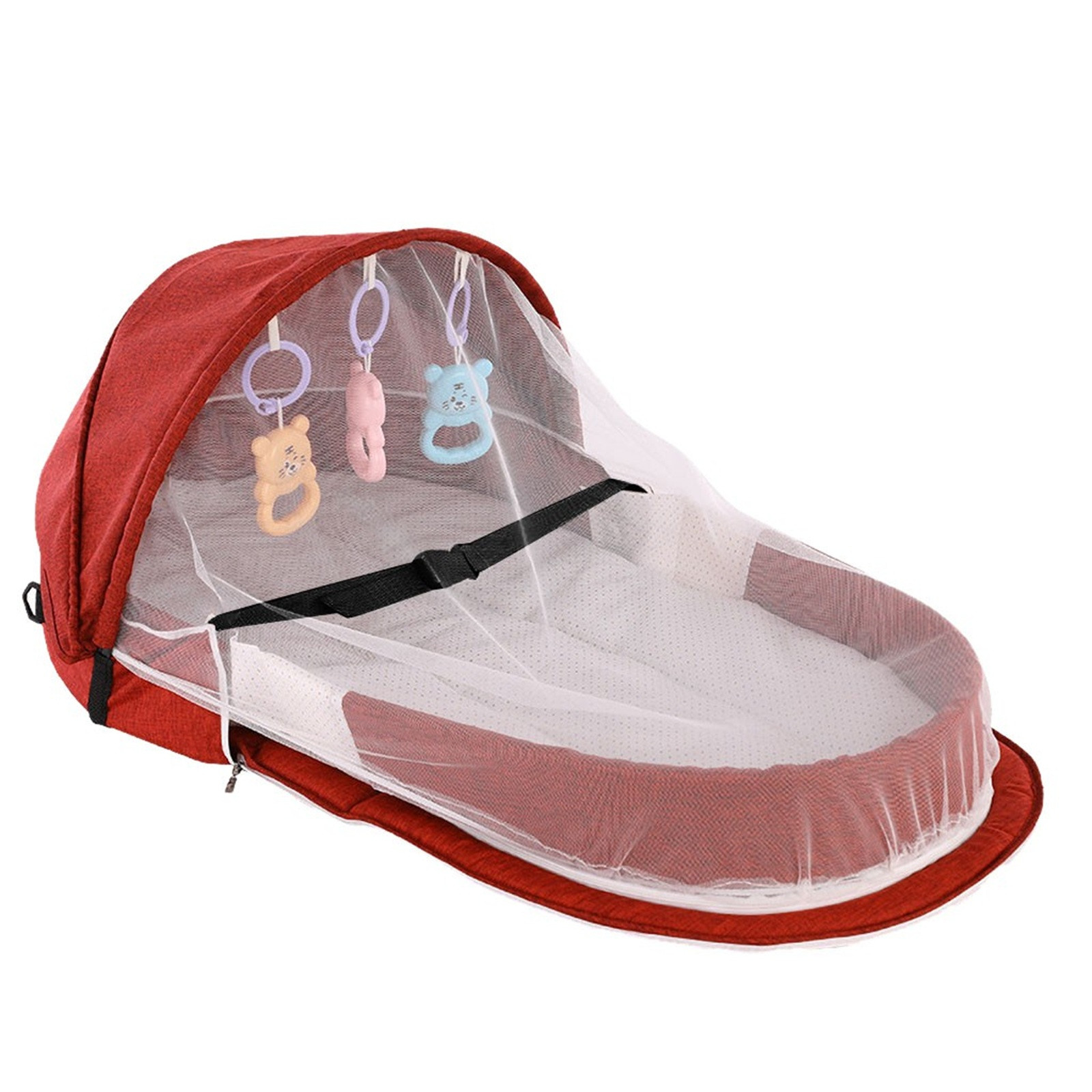 سرير أطفال محمول قابل للطي مع  - مراجعة Baby Nursery Items وسعره