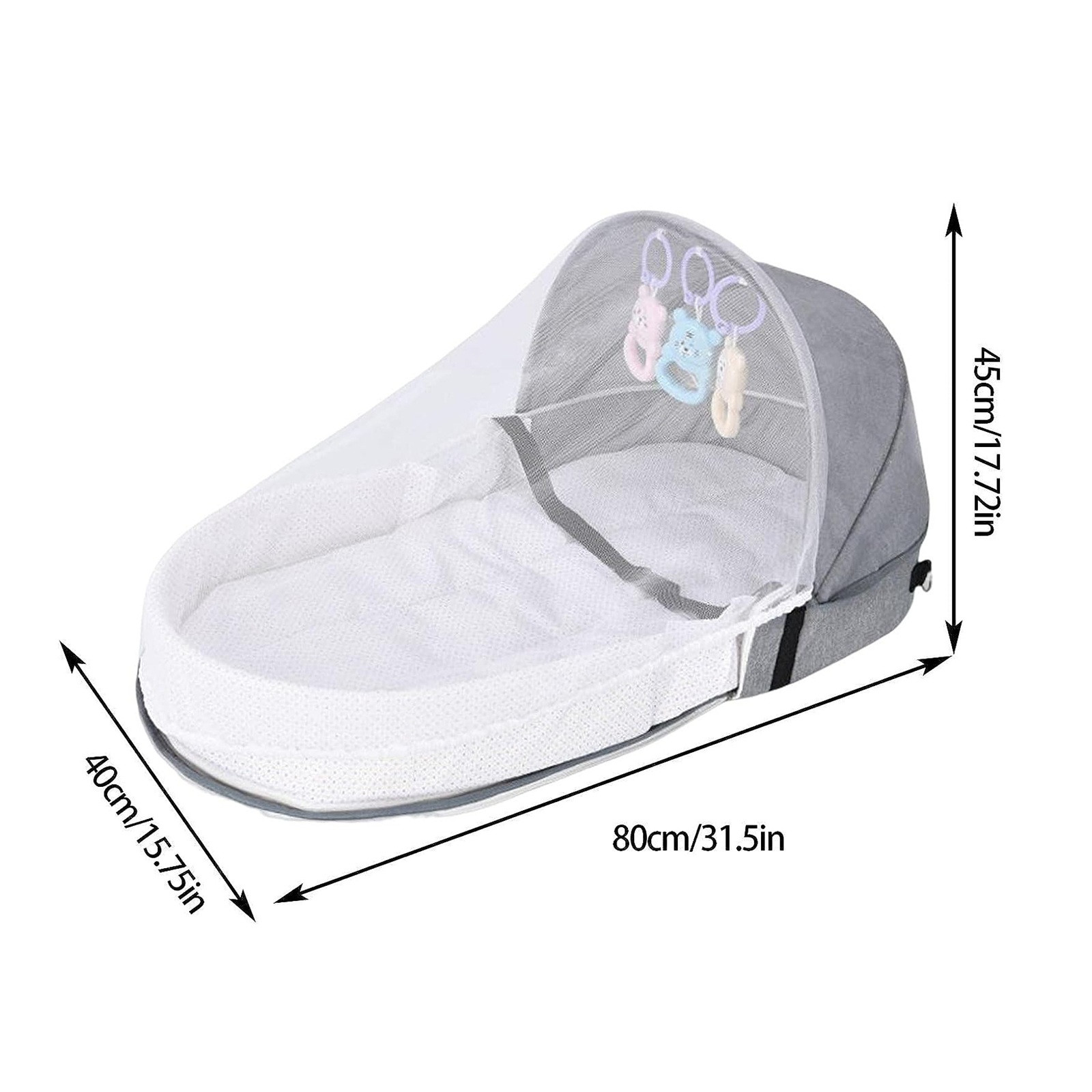 سرير أطفال محمول قابل للطي مع  - مراجعة Baby Nursery Items وسعره