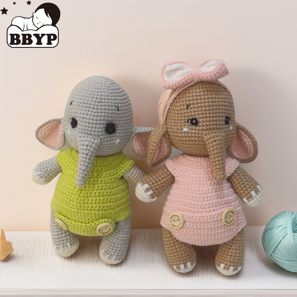 ألعاب قطيفة للزوجين على شكل في - مراجعة Baby Nursery Elephant وسعره