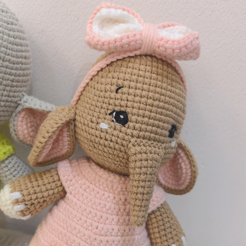 ألعاب قطيفة للزوجين على شكل في - مراجعة Baby Nursery Elephant وسعره
