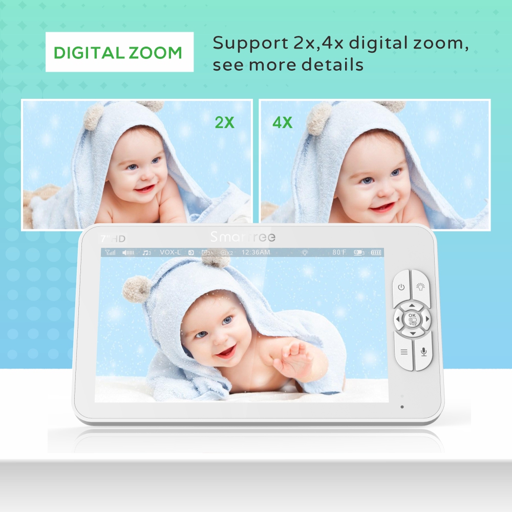 جهاز مراقبة أطفال بالفيديو عال - مراجعة Baby Monitor Split Screen وسعره