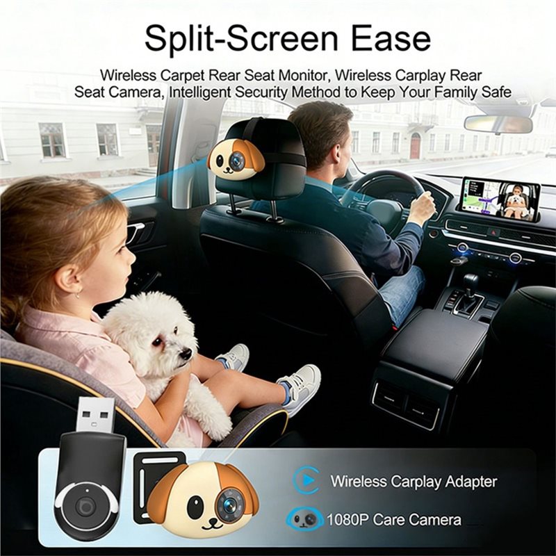 كاميرا سيارة للأطفال ABQB-150  - مراجعة Baby Monitor Split Screen وسعره
