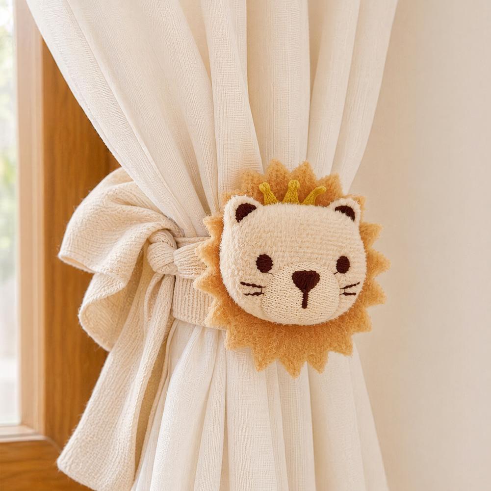 حامل ستائر قطيفة على شكل أسد،  - مراجعة Baby Nursery Fabric وسعره