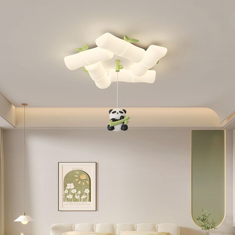 جديد الصينية الباندا مصابيح ال - مراجعة Baby Nursery Light Fixture وسعره
