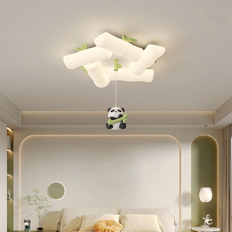 جديد الصينية الباندا مصابيح ال - مراجعة Baby Nursery Light Fixture وسعره