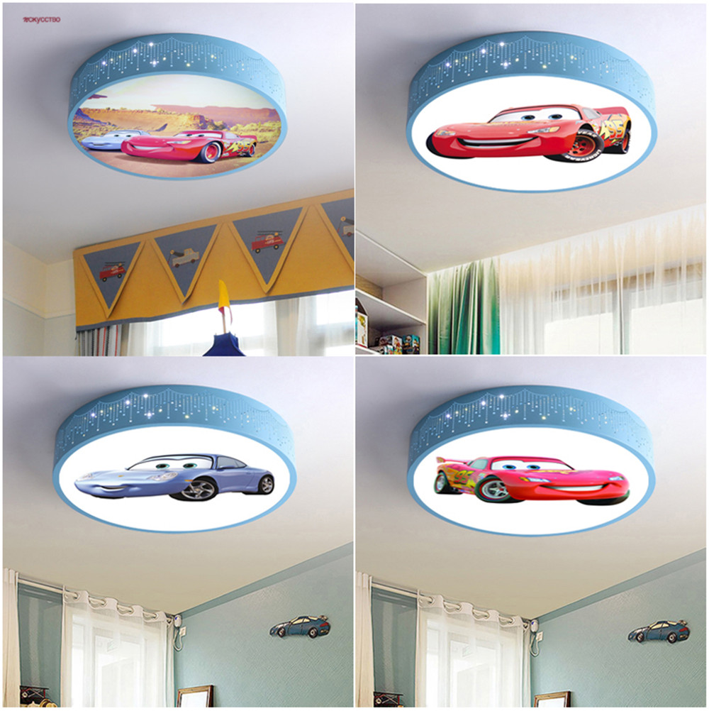 الكرتون سيارة مستديرة Led مصبا - مراجعة Baby Nursery Light Fixture وسعره