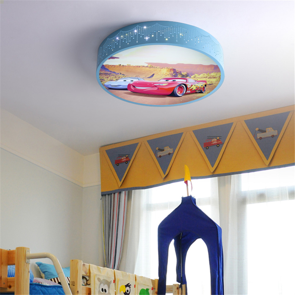 الكرتون سيارة مستديرة Led مصبا - مراجعة Baby Nursery Light Fixture وسعره