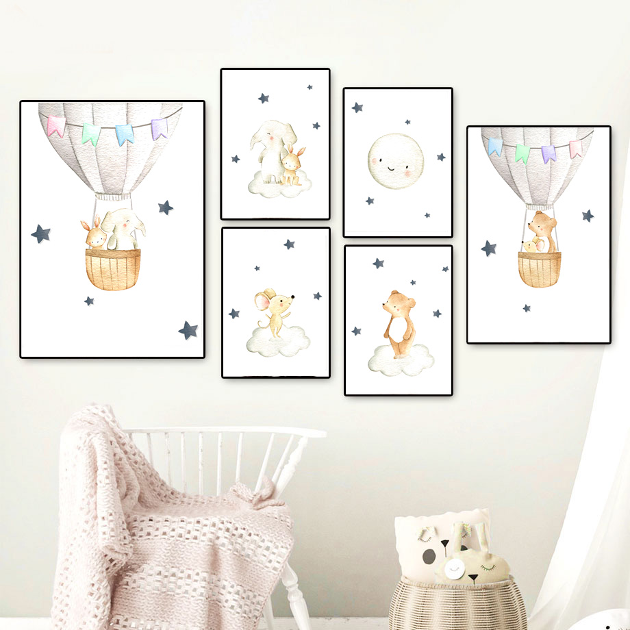 الفيل الأرنب الدب بالون القمر  - مراجعة Baby Nursery Elephant وسعره