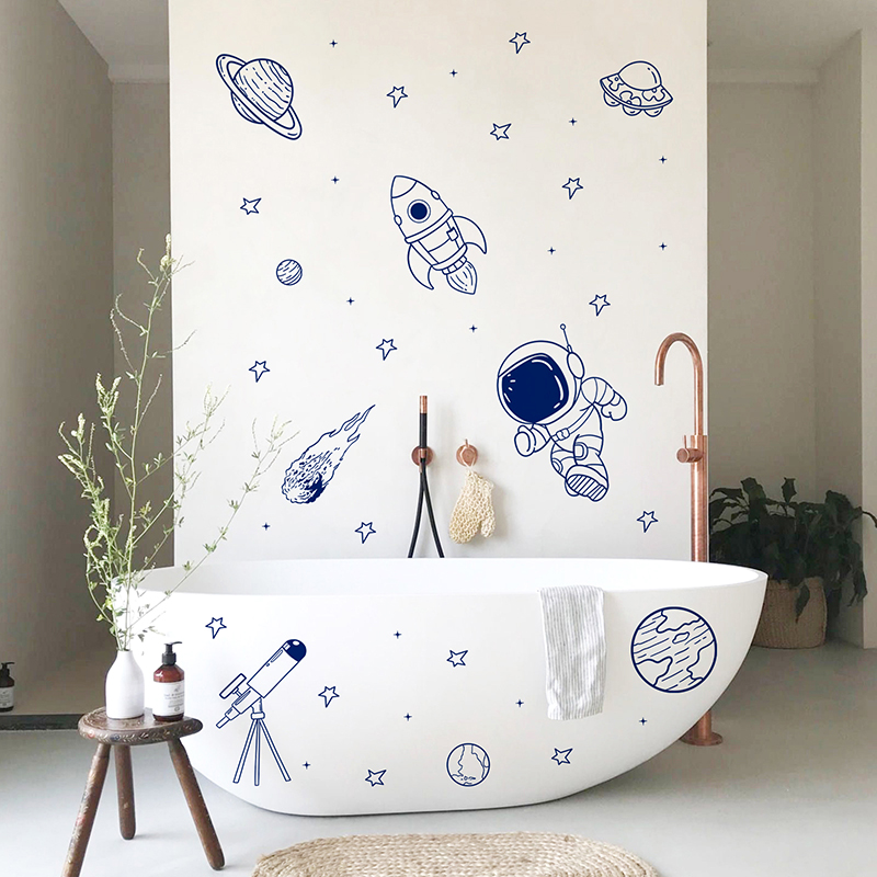 ملصق حائط على شكل كارتون يونيف - مراجعة Baby Nursery Vinyl وسعره