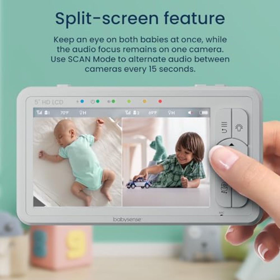 جهاز مراقبة الأطفال للاستخدام  - مراجعة Baby Monitor Split Screen وسعره