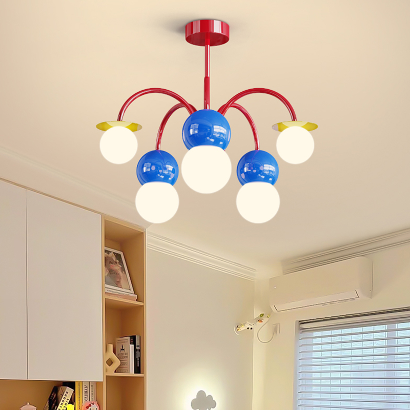 مصباح سقف LED ملون على شكل كرة - مراجعة Baby Nursery Light Fixture وسعره