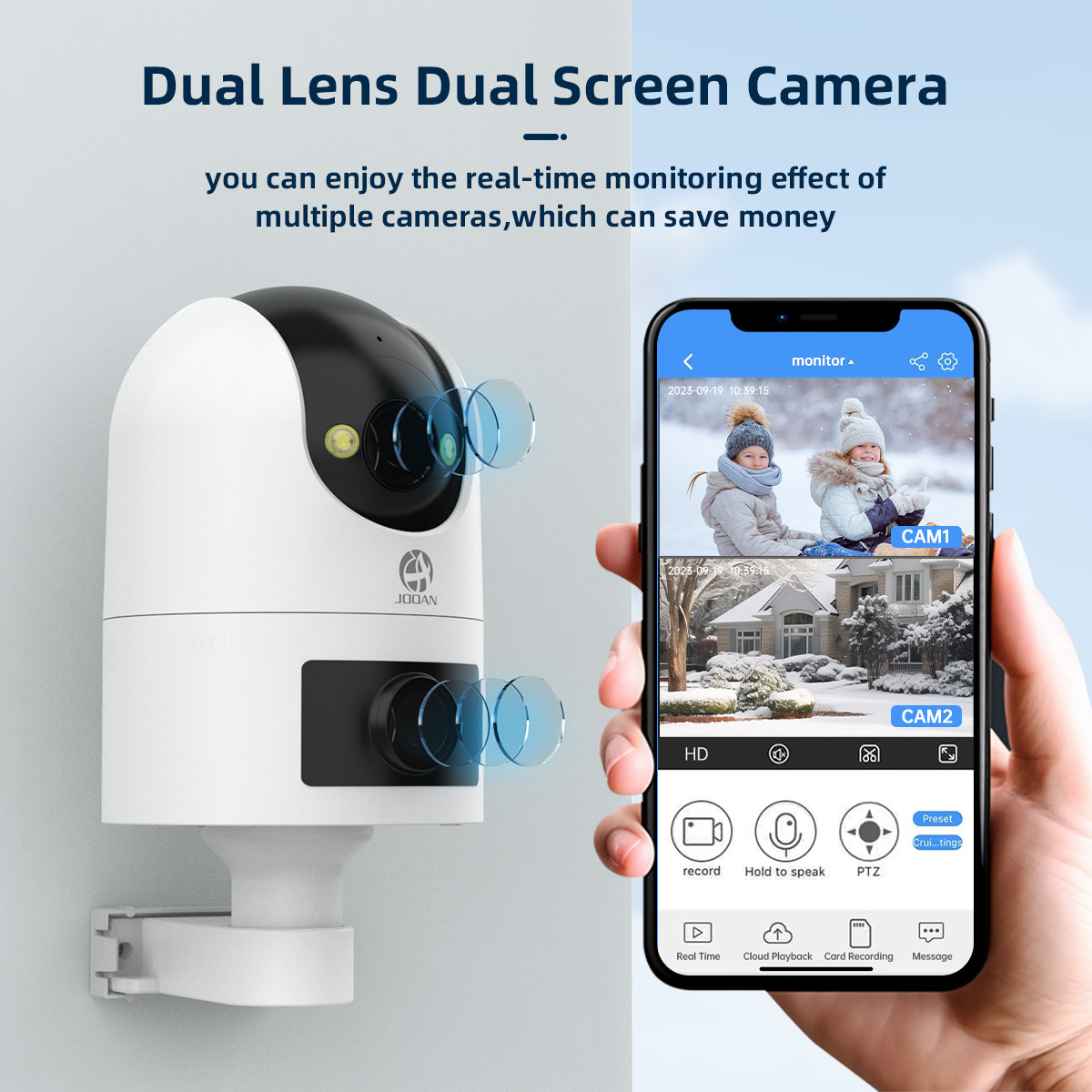 كاميرا 4K PTZ IP خارجية مقاومة - مراجعة Baby Monitor Split Screen وسعره